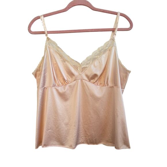 Vintage Cami Camisole Top Fairy Fairycore Lingerie Blouse Pink - Picture 1 of 5
